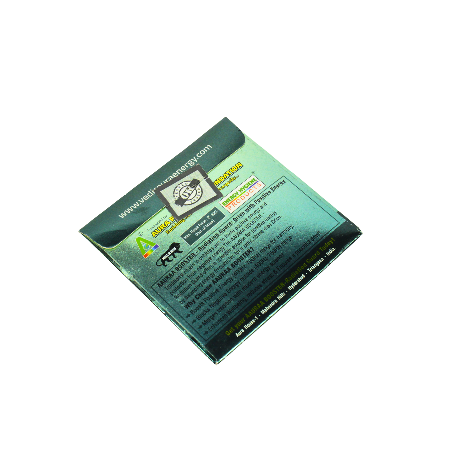 Radiation Guard for vehicles — pack back with details