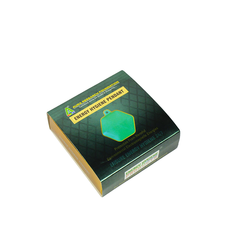 Energy Hygiene Pendant — box front